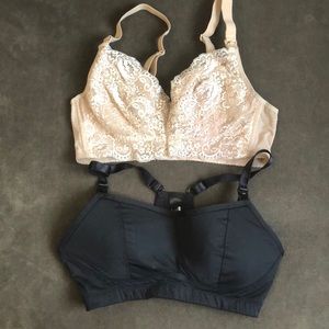 Lot of Nursing and Pumping Bras and Tanks